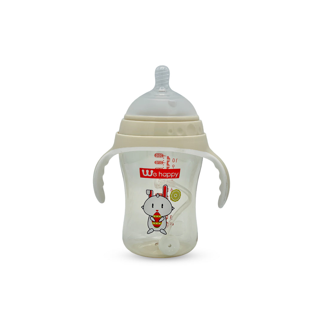 We Happy Extra Wide Caliber Ppsu Feeding Bottle (300 Ml)