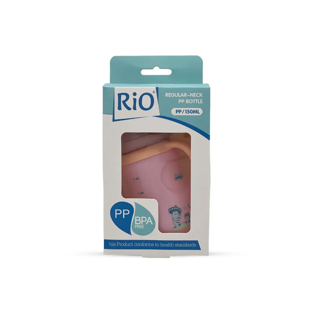 Rio's Regular Caliber-colored PP Feeding Bottle (150 ml)