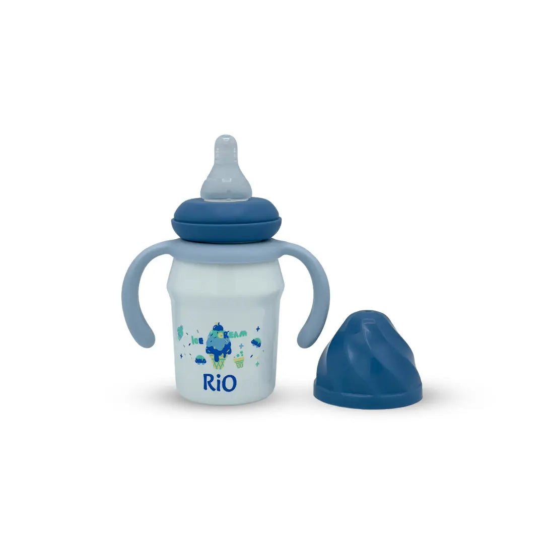 Rio's Regular Caliber-white PP Feeding Bottle (150 ml)