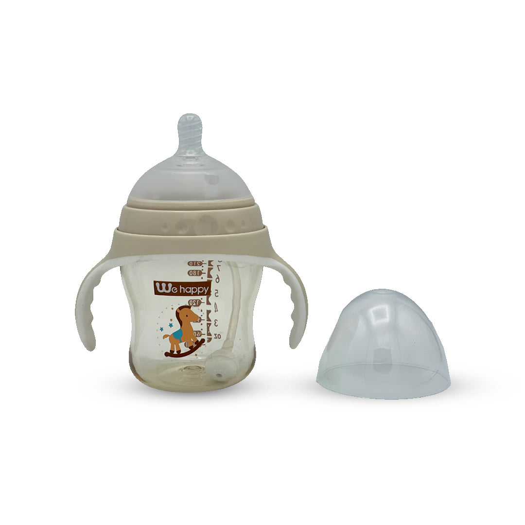 We Happy Extra Wide Caliber PPSU Feeding Bottle (240 ml)