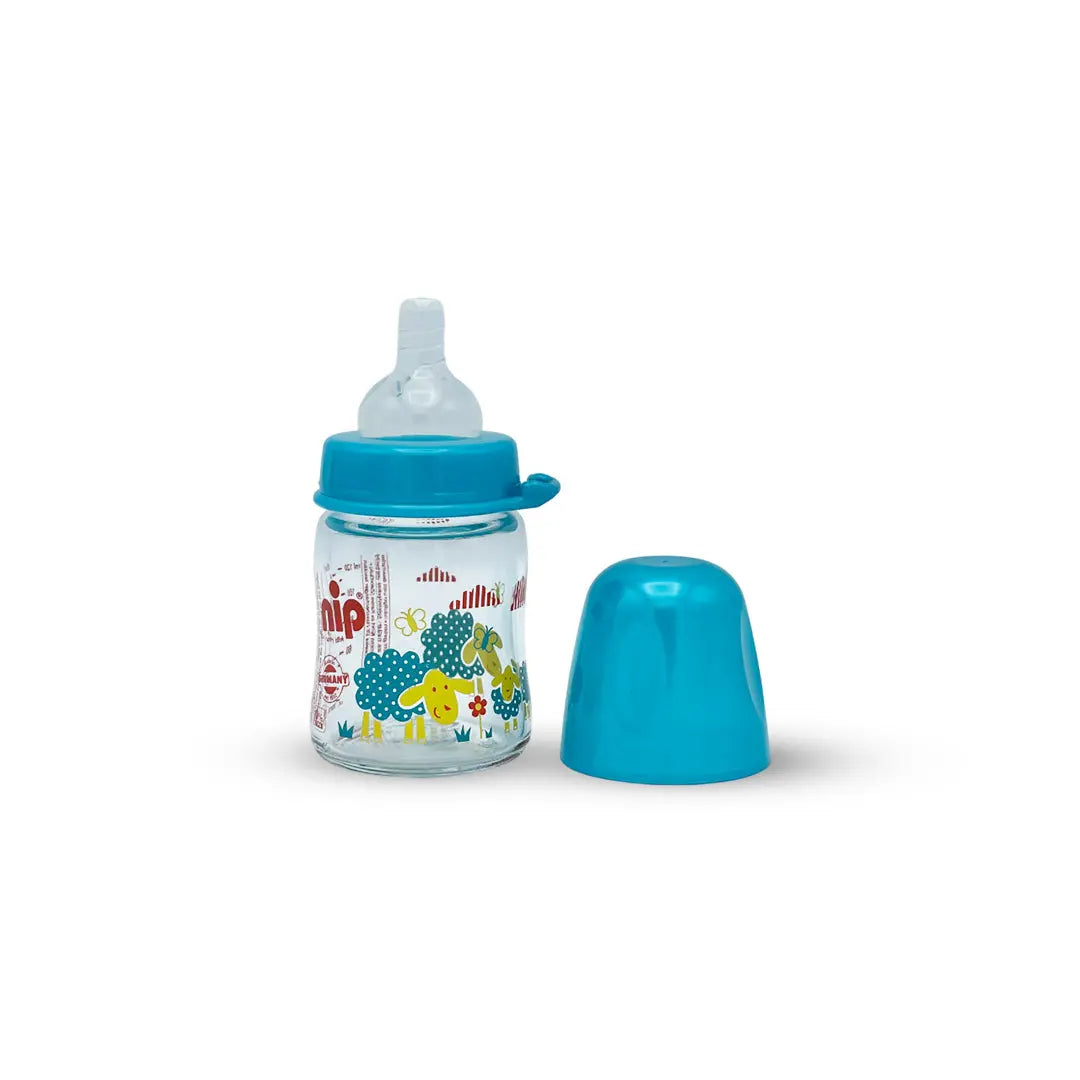 Le Petit Prince Wide Caliber Glass Feeding Bottle (120 ml)