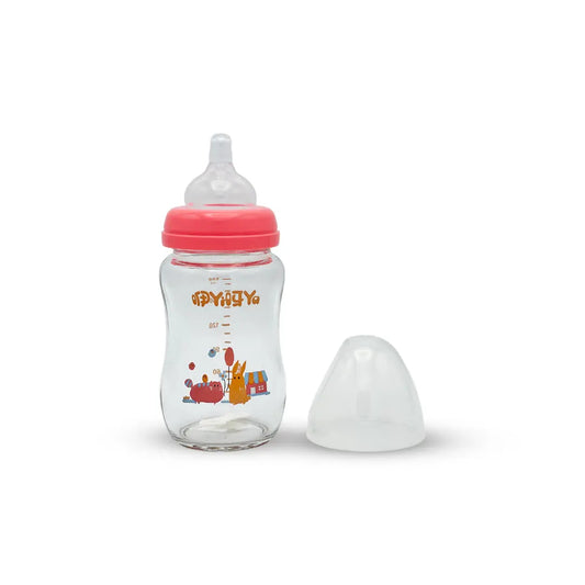 Wide Mouth Automatic Feeding Glass Bottle (180 ml)