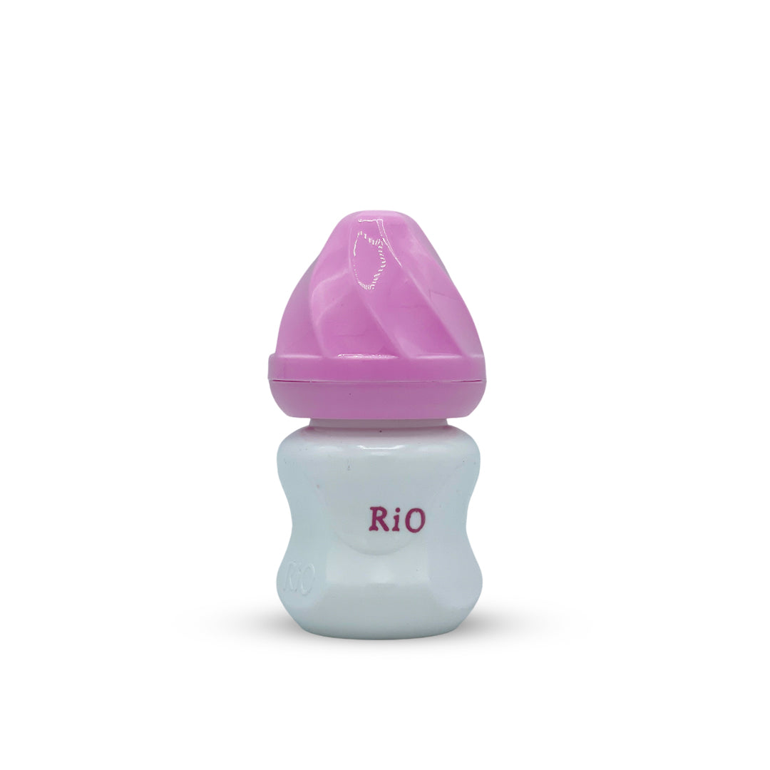 Rio'S Regular Caliber- White Pp Feeding Bottle (80 Ml)
