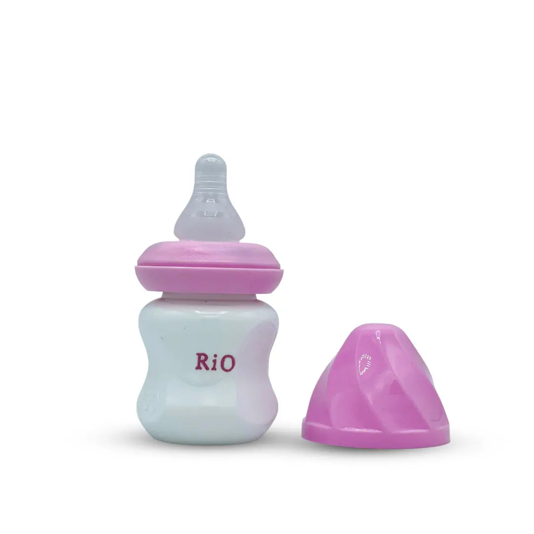 Rio'S Regular Caliber- White Pp Feeding Bottle (80 Ml)