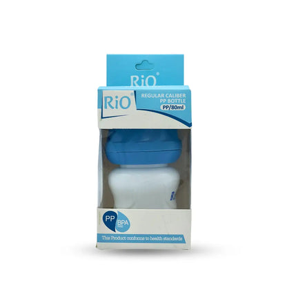 Rio'S Regular Caliber- White Pp Feeding Bottle (80 Ml)