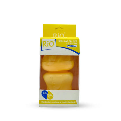 Rio'S Regular Caliber- Colored Pp Feeding Bottle (80 Ml)