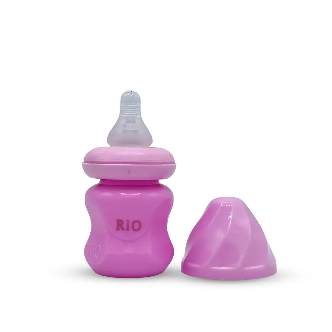 Rio'S Regular Caliber- Colored Pp Feeding Bottle (80 Ml)