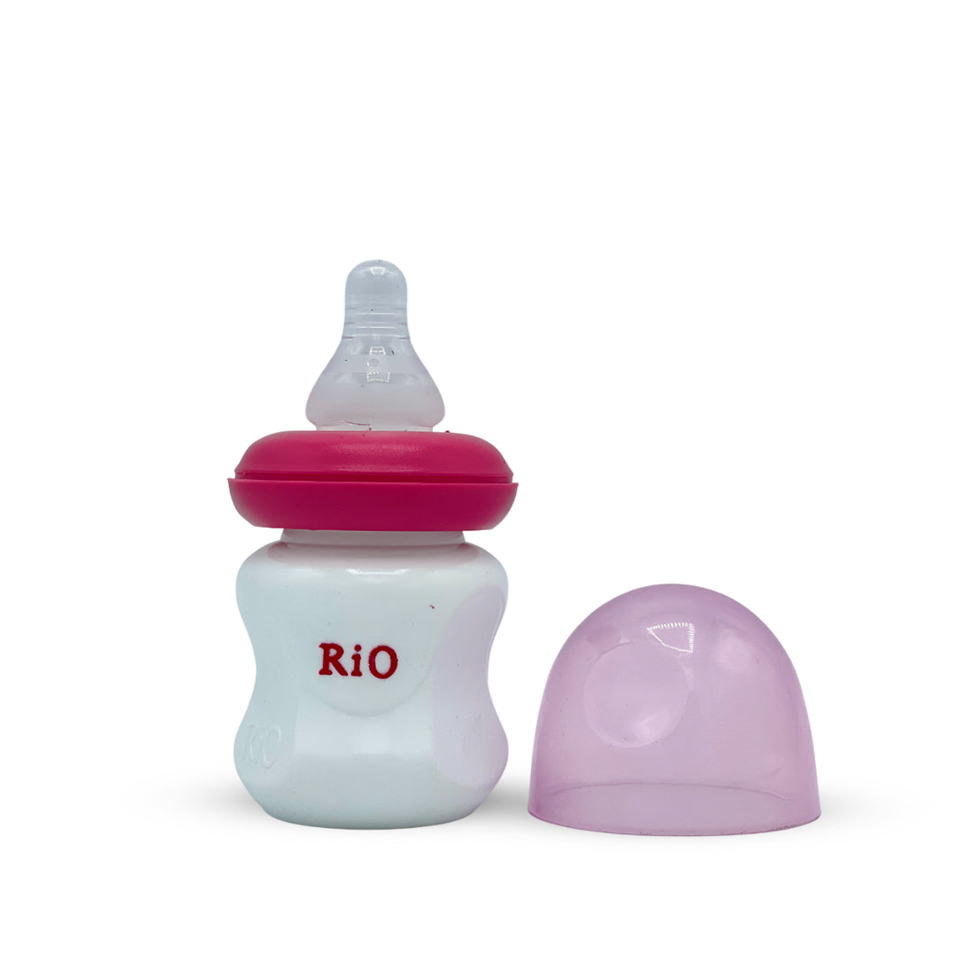 Rio'S Regular Caliber- White Pp Feeding Bottle (80 Ml)