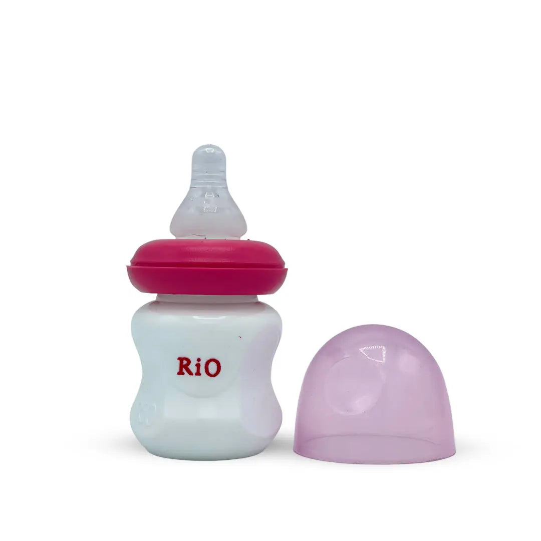 Rio'S Regular Caliber- White Pp Feeding Bottle (80 Ml)