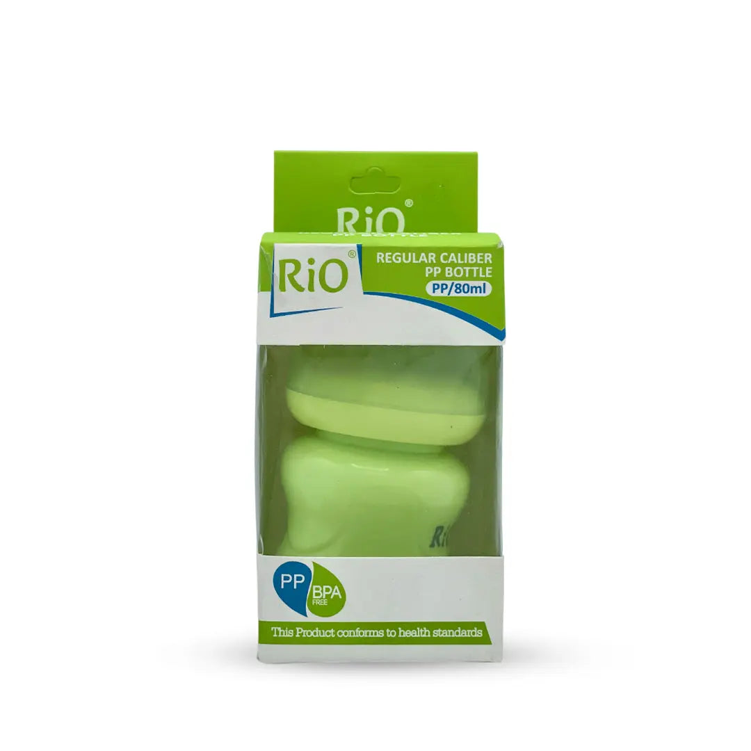 Rio'S Regular Caliber- Colored Pp Feeding Bottle (80 Ml)