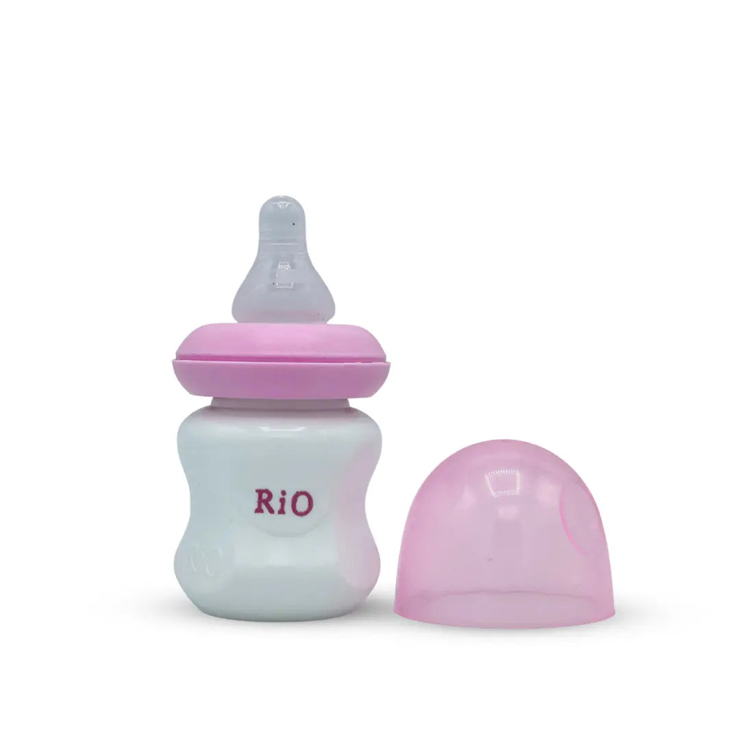 Rio'S Regular Caliber- White Pp Feeding Bottle (80 Ml)