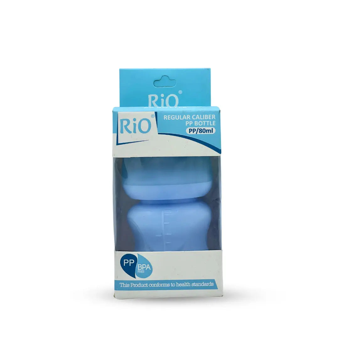 Rio'S Regular Caliber- Colored Pp Feeding Bottle (80 Ml)