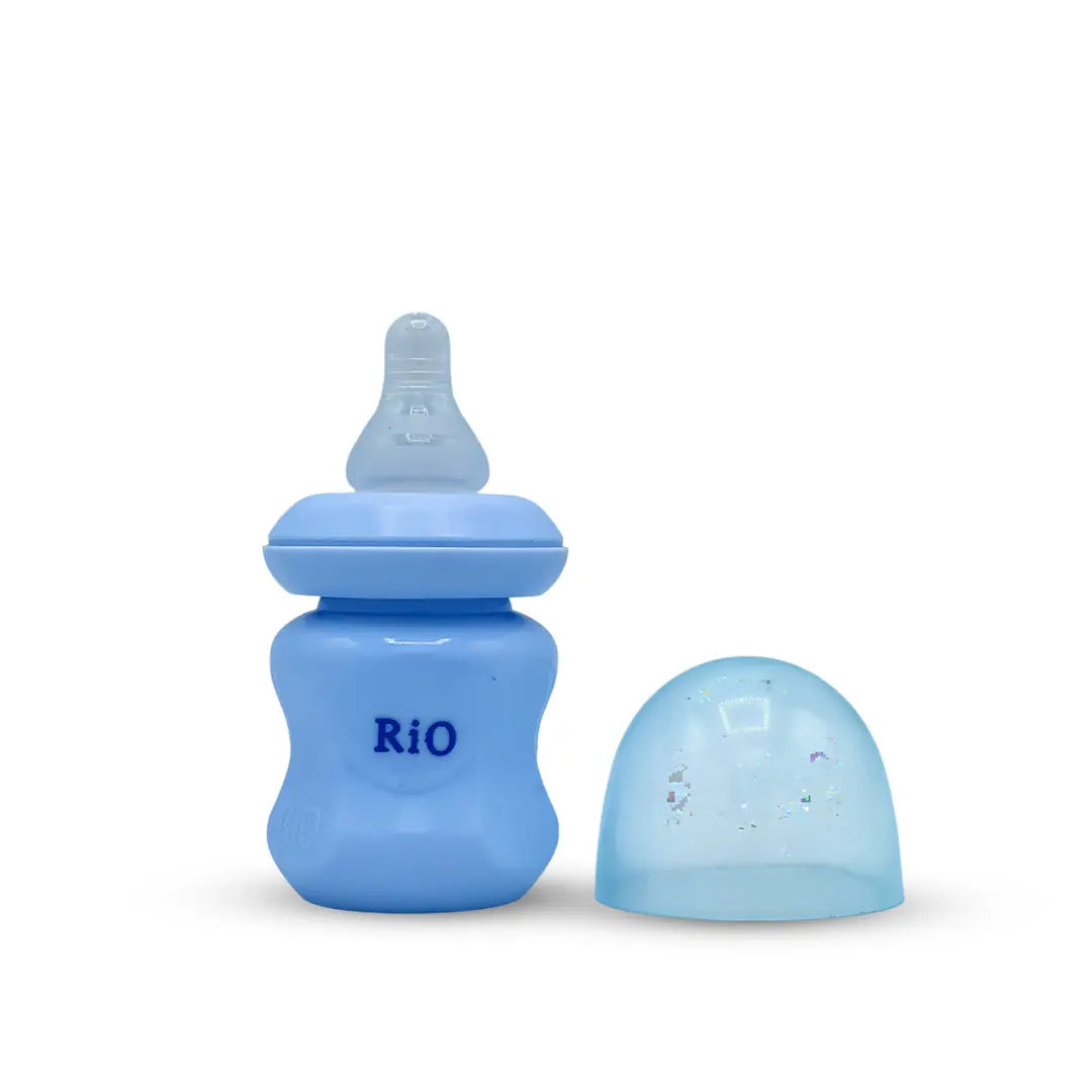 Rio'S Regular Caliber- Colored Pp Feeding Bottle (80 Ml)