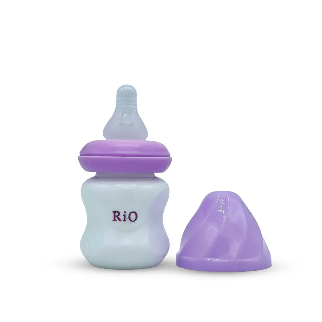 Rio'S Regular Caliber- White Pp Feeding Bottle (80 Ml)
