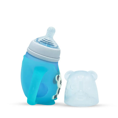 Xibeier's Glass Bottle with Panda Silicone Sleeve (150 ml)
