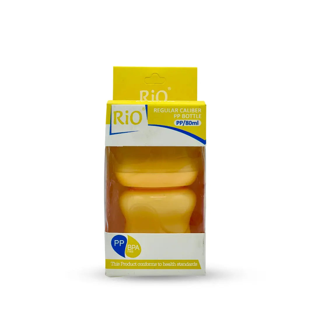 Rio'S Regular Caliber- Colored Pp Feeding Bottle (80 Ml)