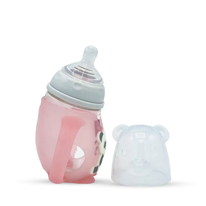 Xibeier's Glass Bottle with Panda Silicone Sleeve (150 ml)