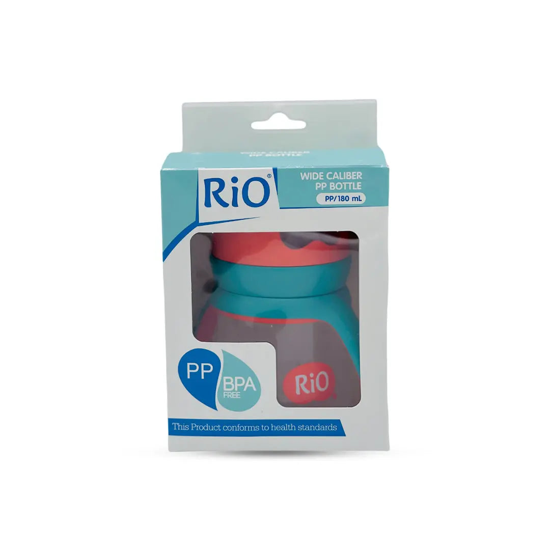 Rio Wide Caliber Pp Feeding Bottle (180 Ml)