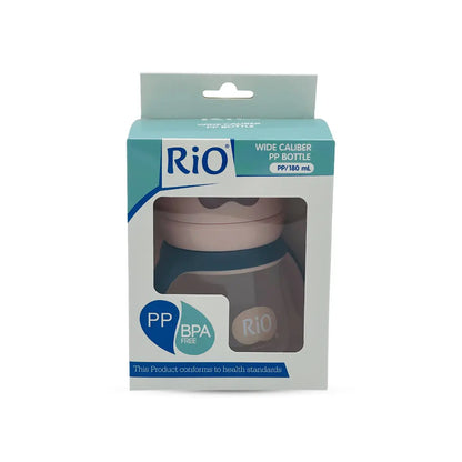 Rio Wide Caliber Pp Feeding Bottle (180 Ml)