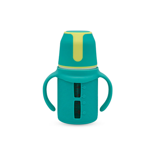 Blue Star Wide Caliber Glass Feeding Bottle (150 Ml)