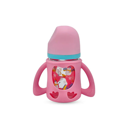 Blue Star Wide Caliber Glass Feeding Bottle (160 Ml)