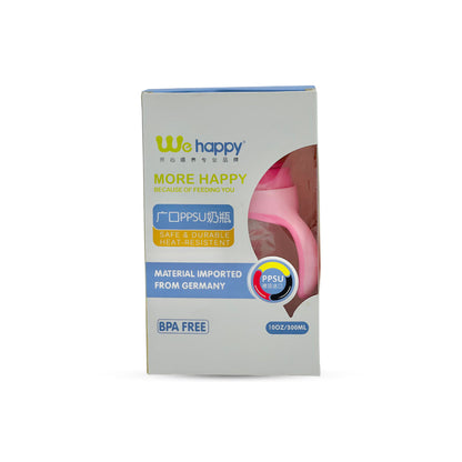 We Happy Extra Wide Caliber Ppsu Feeding Bottle (300 Ml)
