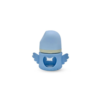 Blue Star Wide Caliber Glass Feeding Bottle (80 Ml)