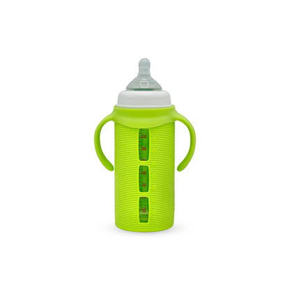 Blue Star Wide Caliber Glass Feeding Bottle (240 Ml)