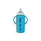 Blue Star Wide Caliber Glass Feeding Bottle (240 Ml)