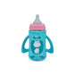 Blue Star Wide Caliber Glass Feeding Bottle (240 Ml)