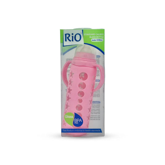 Rio Standard Caliber Glass Feeding Bottle (250 Ml)