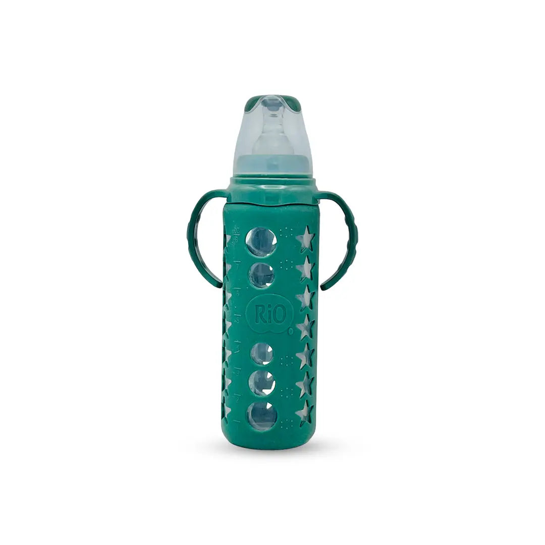 Rio Standard Caliber Glass Feeding Bottle (250 Ml)