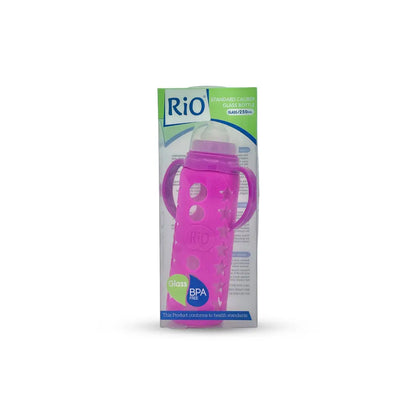 Rio Standard Caliber Glass Feeding Bottle (250 Ml)