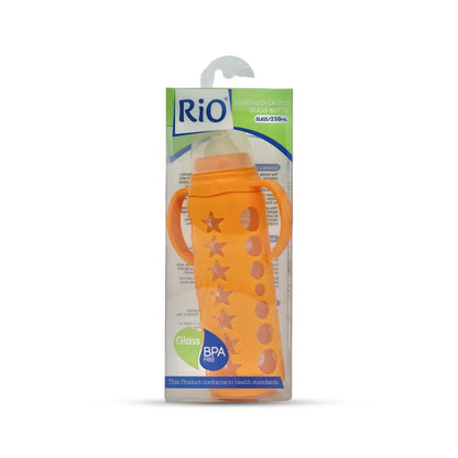 Rio Standard Caliber Glass Feeding Bottle (250 Ml)