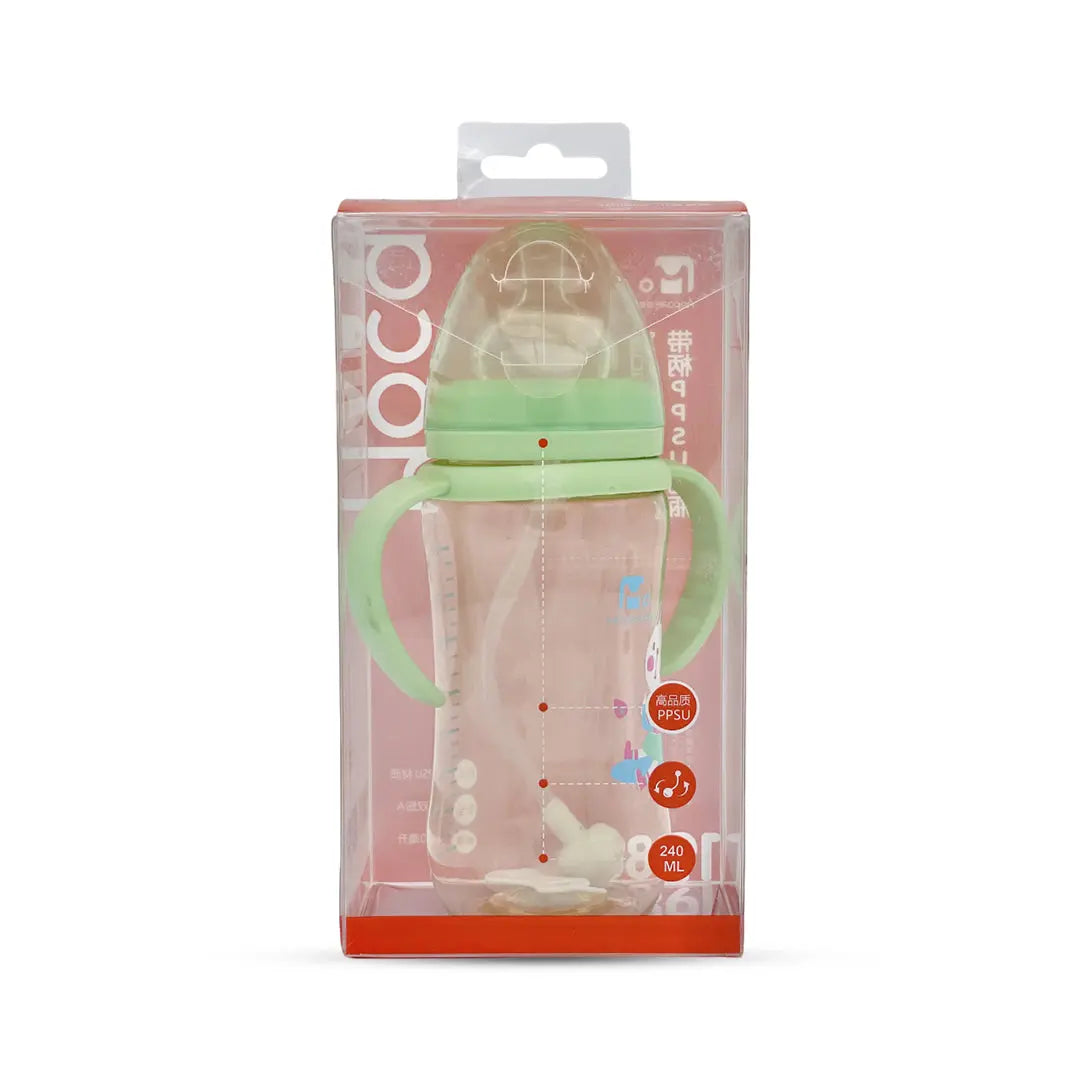 Mocare Wide Caliber Ppsu Feeding Bottle (240 Ml)