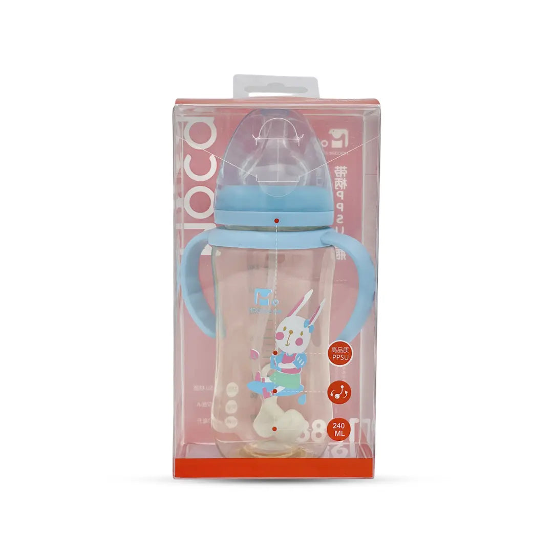 Mocare Wide Caliber Ppsu Feeding Bottle (240 Ml)