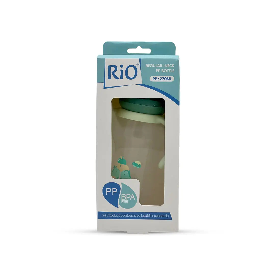 Rio's Regular Caliber- transparent PP Feeding Bottle (270 ml)