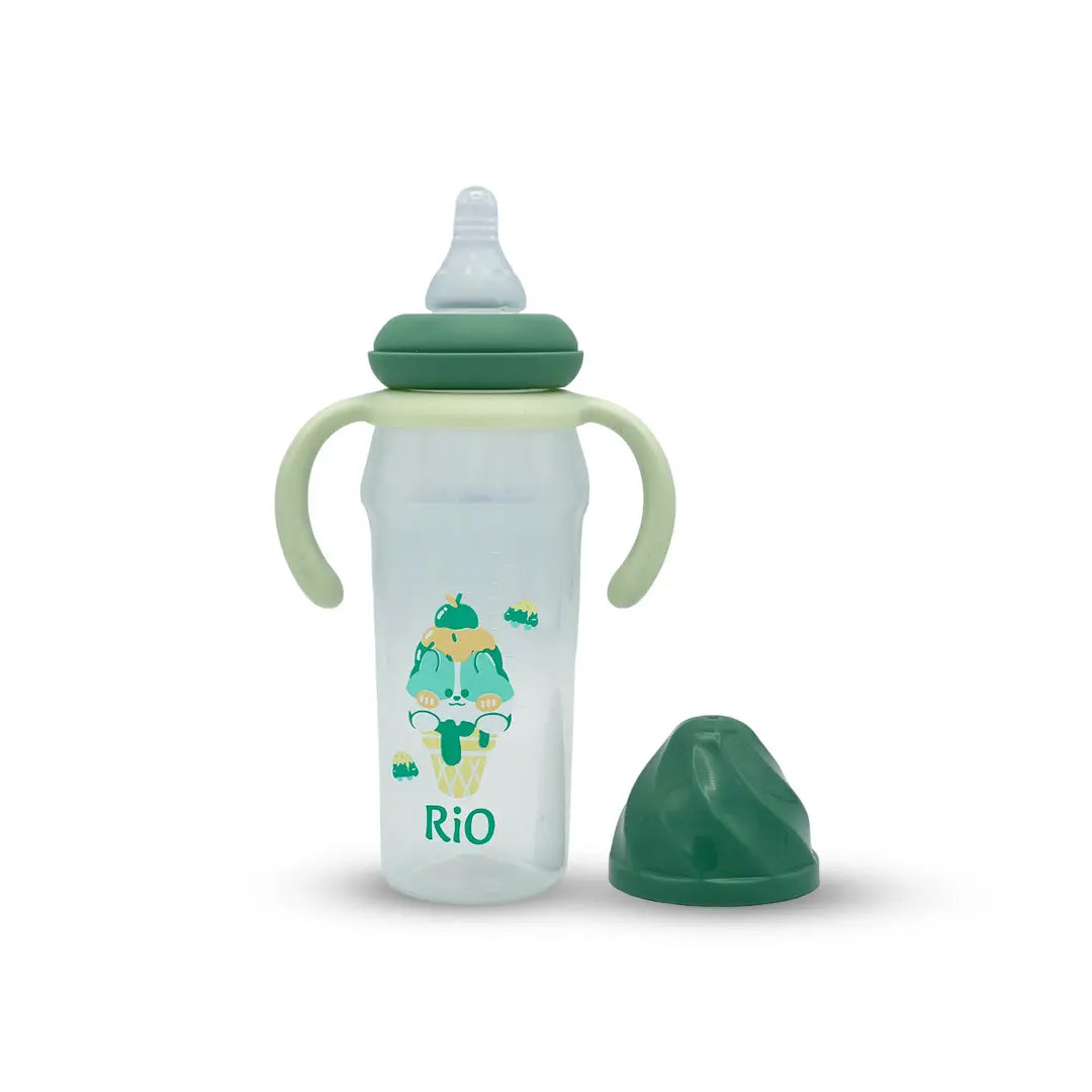 Rio's Regular Caliber- transparent PP Feeding Bottle (270 ml)