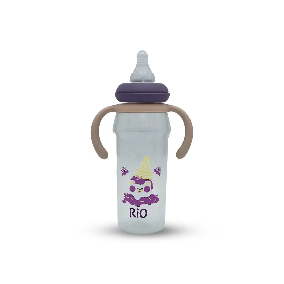 Rio's Regular Caliber- transparent PP Feeding Bottle (270 ml)