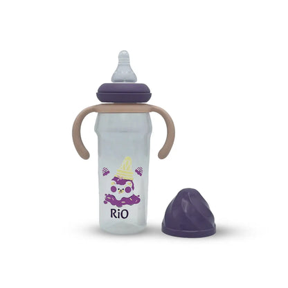 Rio's Regular Caliber- transparent PP Feeding Bottle (270 ml)