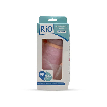 Rio's Regular Caliber- colored PP Feeding Bottle (270 ml)