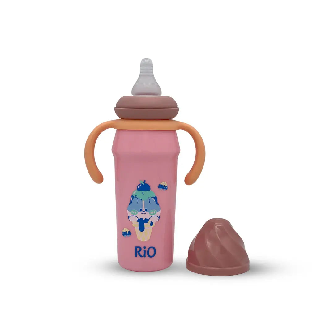 Rio's Regular Caliber- colored PP Feeding Bottle (270 ml)