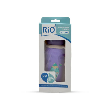 Rio's Regular Caliber- colored PP Feeding Bottle (270 ml)