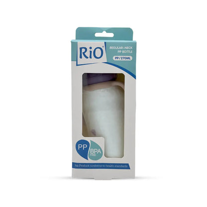 Rio's Regular Caliber- white PP Feeding Bottle (270 ml)