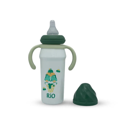 Rio's Regular Caliber- white PP Feeding Bottle (270 ml)