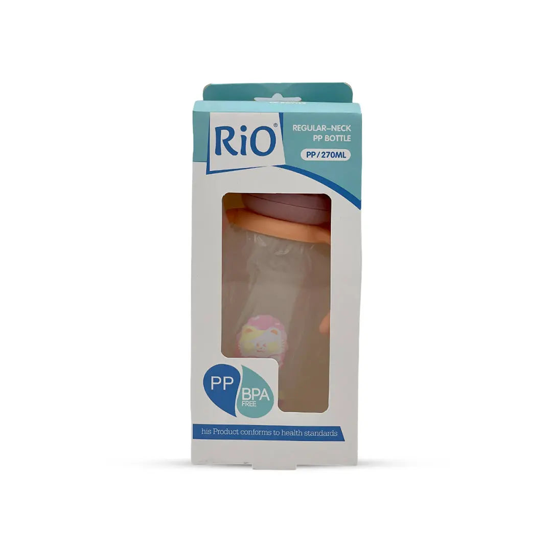 Rio's Regular Caliber- transparent PP Feeding Bottle (270 ml)