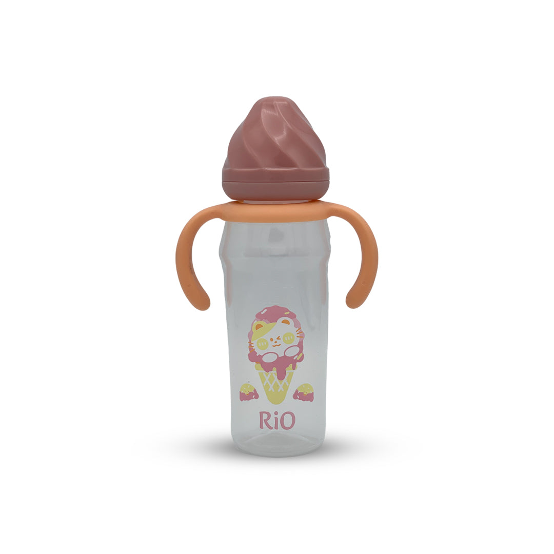 Rio's Regular Caliber- transparent PP Feeding Bottle (270 ml)