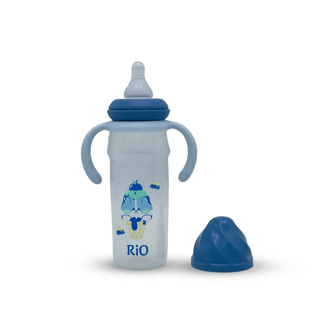Rio's Regular Caliber- transparent PP Feeding Bottle (270 ml)