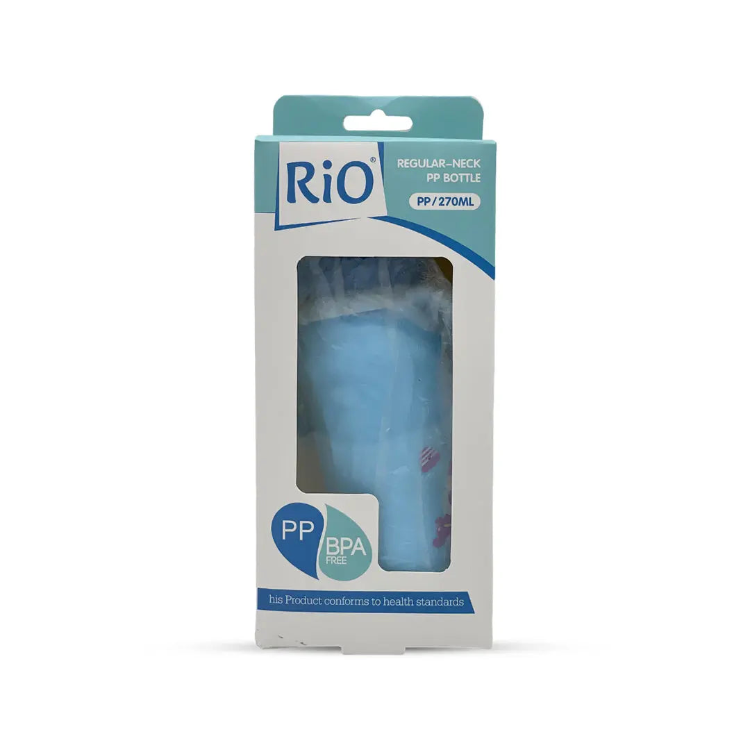 Rio's Regular Caliber- colored PP Feeding Bottle (270 ml)