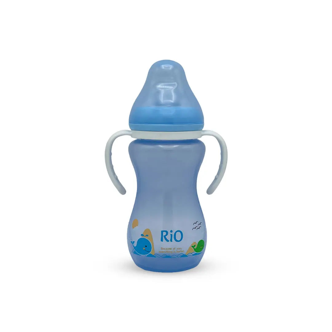 Rio's Wide Caliber-tinted color PP Feeding Bottle (330 ml)